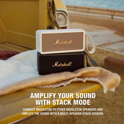 Marshall Middleton Portable Bluetooth Speaker - Cream