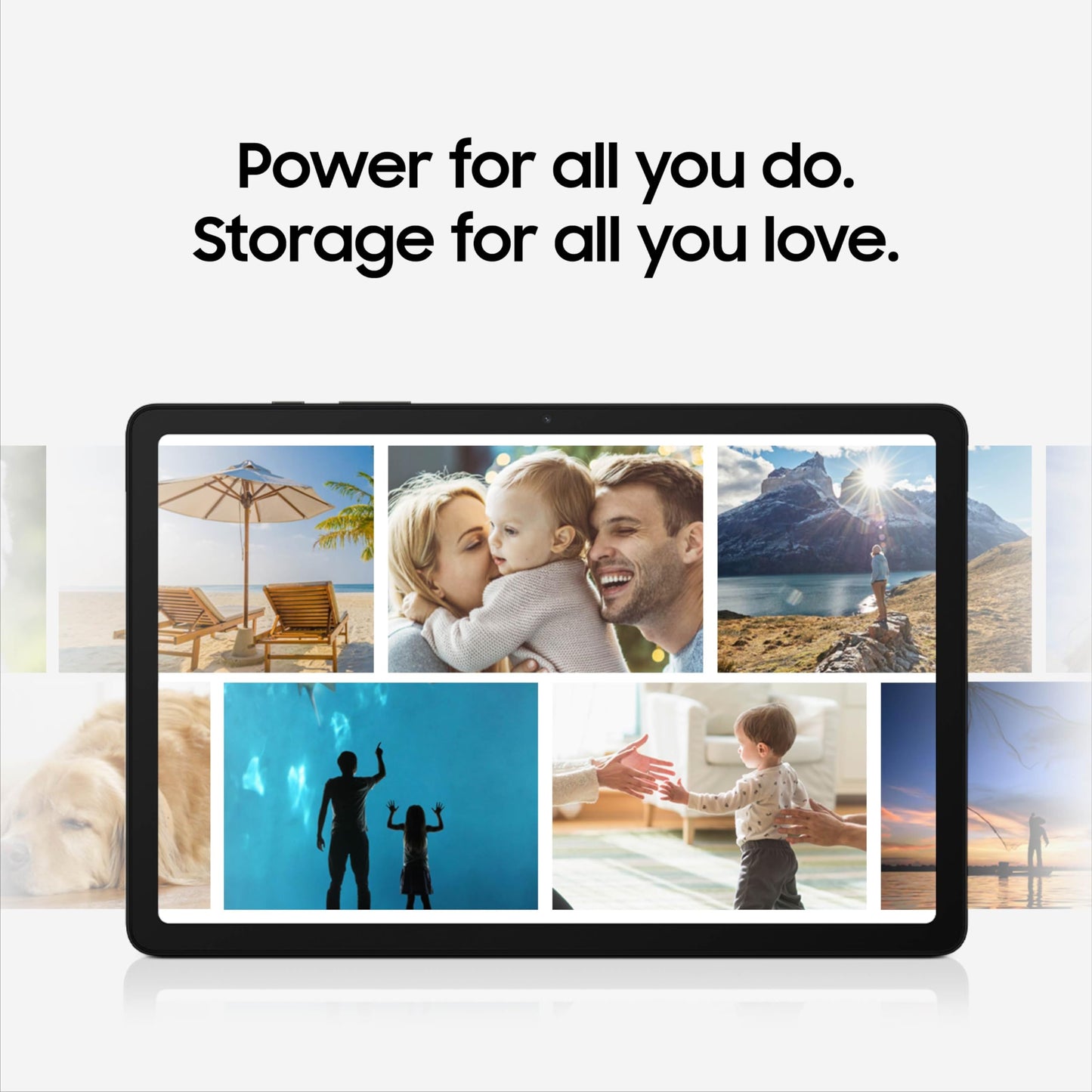 Samsung Galaxy Tab A9+ Plus 11” 128GB Android Tablet, Big Screen, Quad Speakers, Upgraded Chipset, Multi Window Display, Slim, Light, Durable, Kids Friendly Design, US Version, 2024, Silver