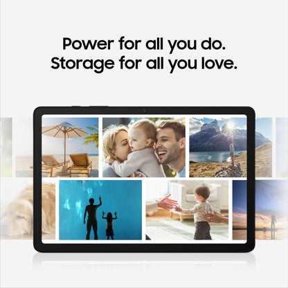 Samsung Galaxy Tab A9+ Plus 11” 128GB Android Tablet, Big Screen, Quad Speakers, Upgraded Chipset, Multi Window Display, Slim, Light, Durable, Kids Friendly Design, US Version, 2024, Silver