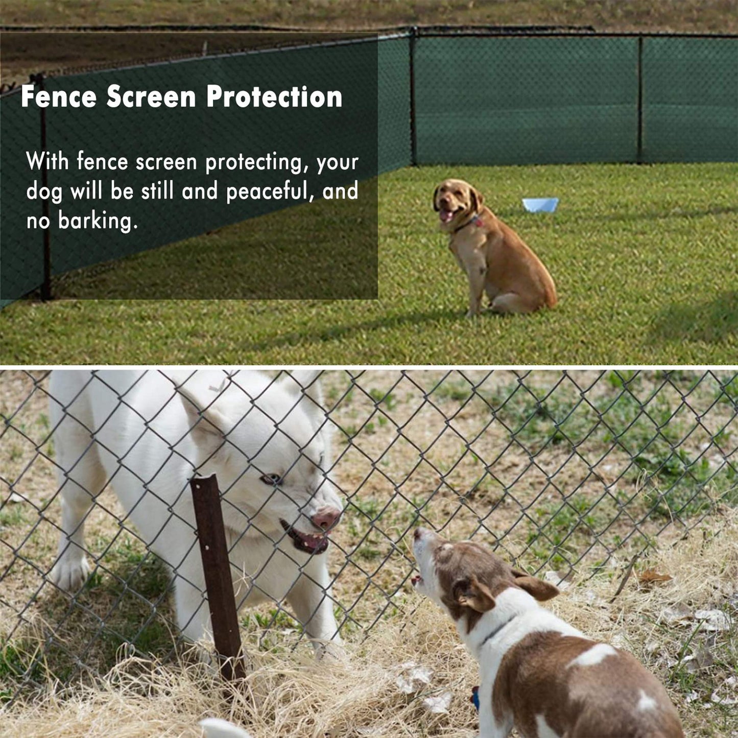 UPGRADE Privacy Fence Screen 4'x5' Dark Green Outdoor 90% Visibility Blockage 170 GSM Mesh Shade Cover Panels for Backyard,Balcony,Home Decoration with Zip Ties,Customized Avaliable