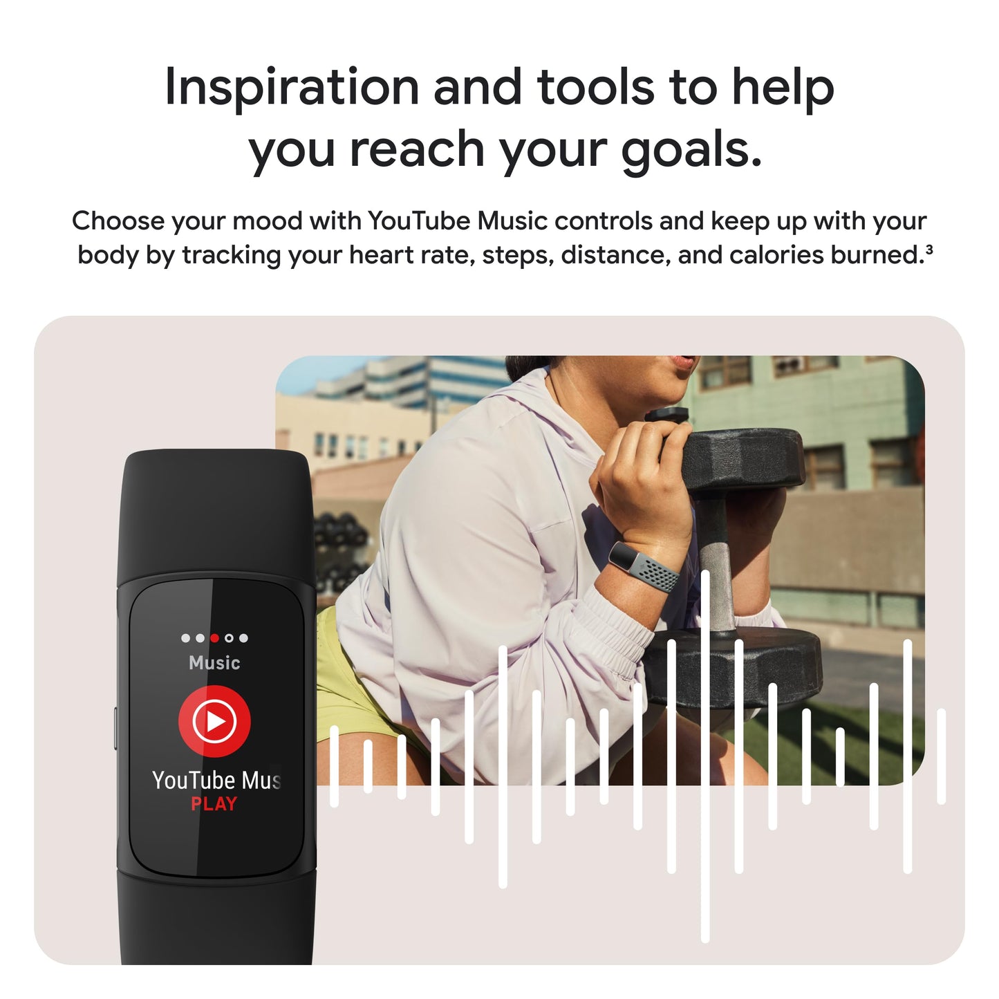 Fitbit Charge 6 Fitness Tracker with Google Apps - Heart Rate on Exercise Equipment - 3-Month Google Health Premium Membership Included - Health Tools - Obsidian/Black - Small&Large Bands Included