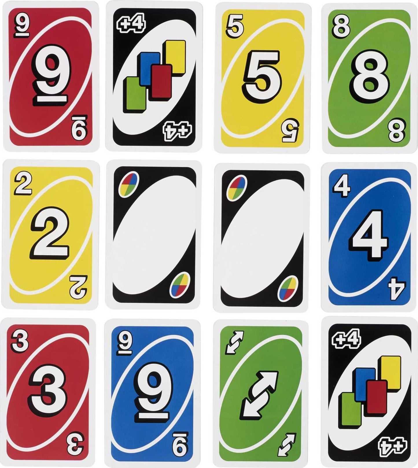 Mattel Games Giant UNO Card Game for Kid, Adult & Families, Color Blind Accessible & Customizable Large Deck