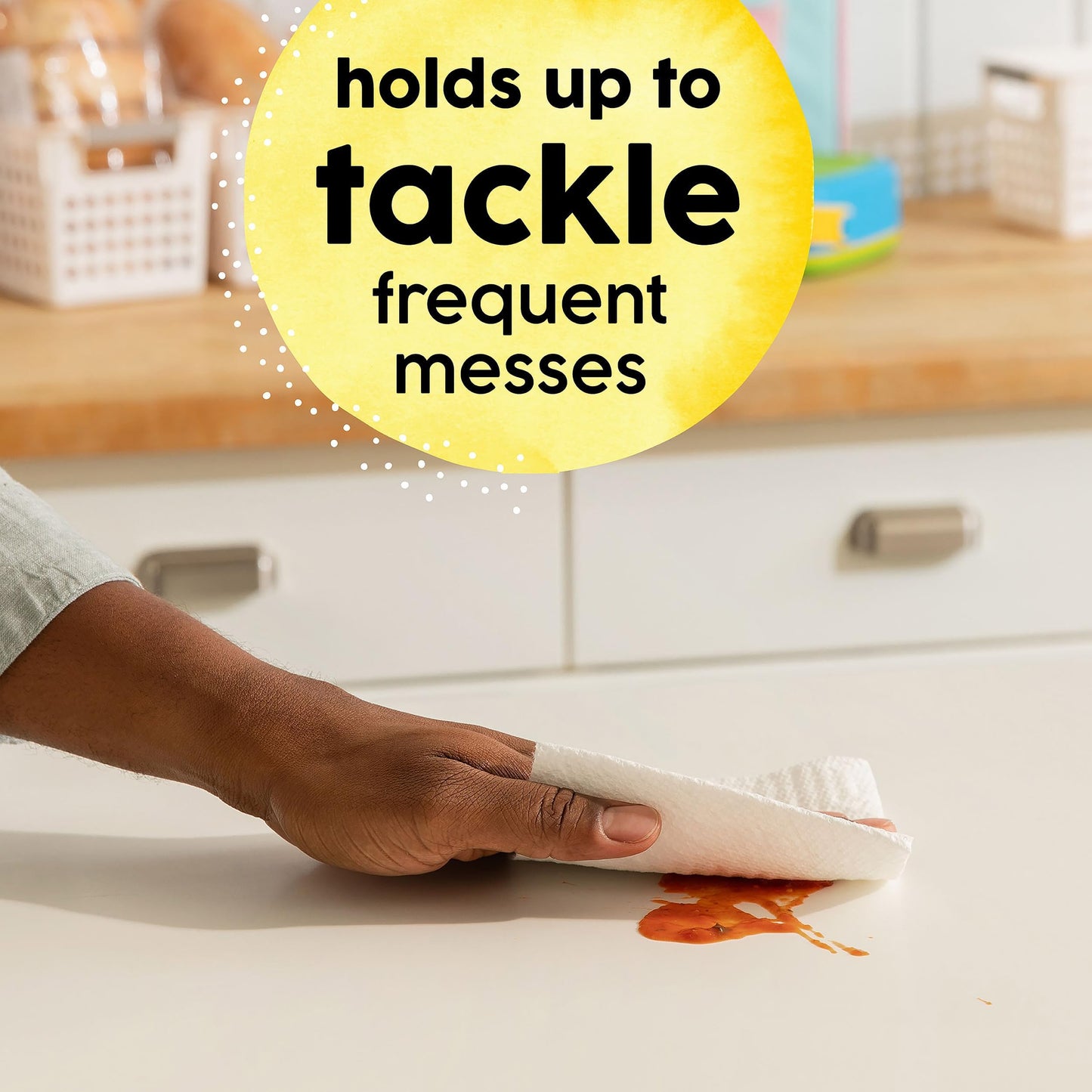 Bounty Essentials Select-A-Size Paper Towels, White, 2 Triple Rolls = 6 Regular Rolls (Packaging May Vary)