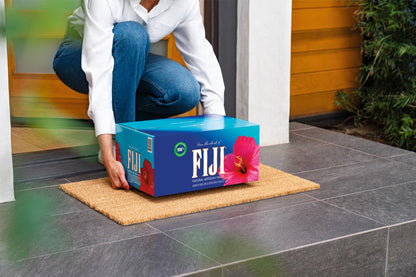 FIJI Natural Artesian Bottled Water 500mL / 16.9 Fl Ounce (Pack of 24) - 100% Natural Electrolytes