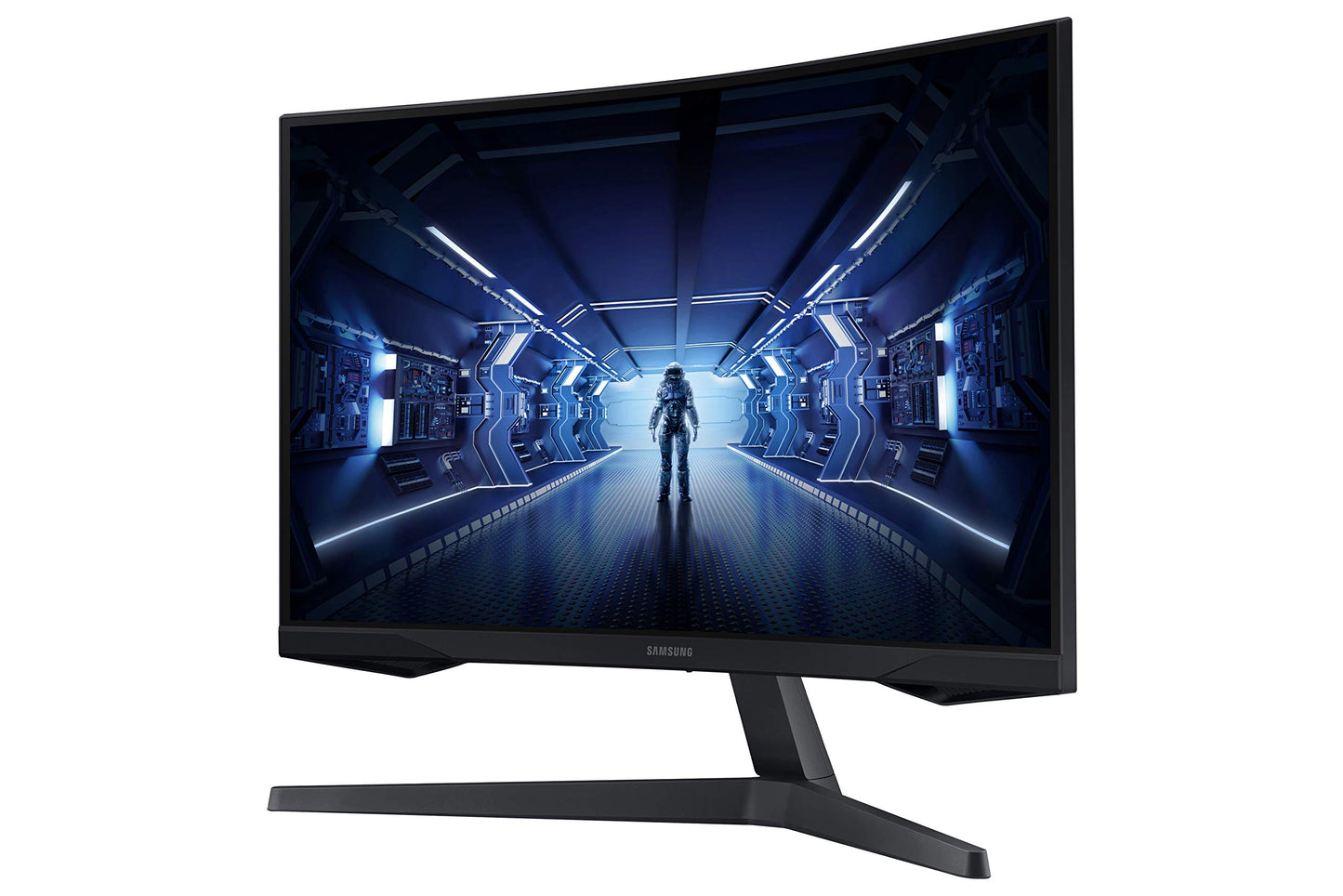 Samsung 34' Odyssey G5 Ultra-Wide Gaming Monitor with 1000R Curved Screen, 165Hz, 1ms, FreeSync Premium, Large Display, Eye Comfort, Multiple Ports, WQHD, LC34G55TWWNXZA, Black