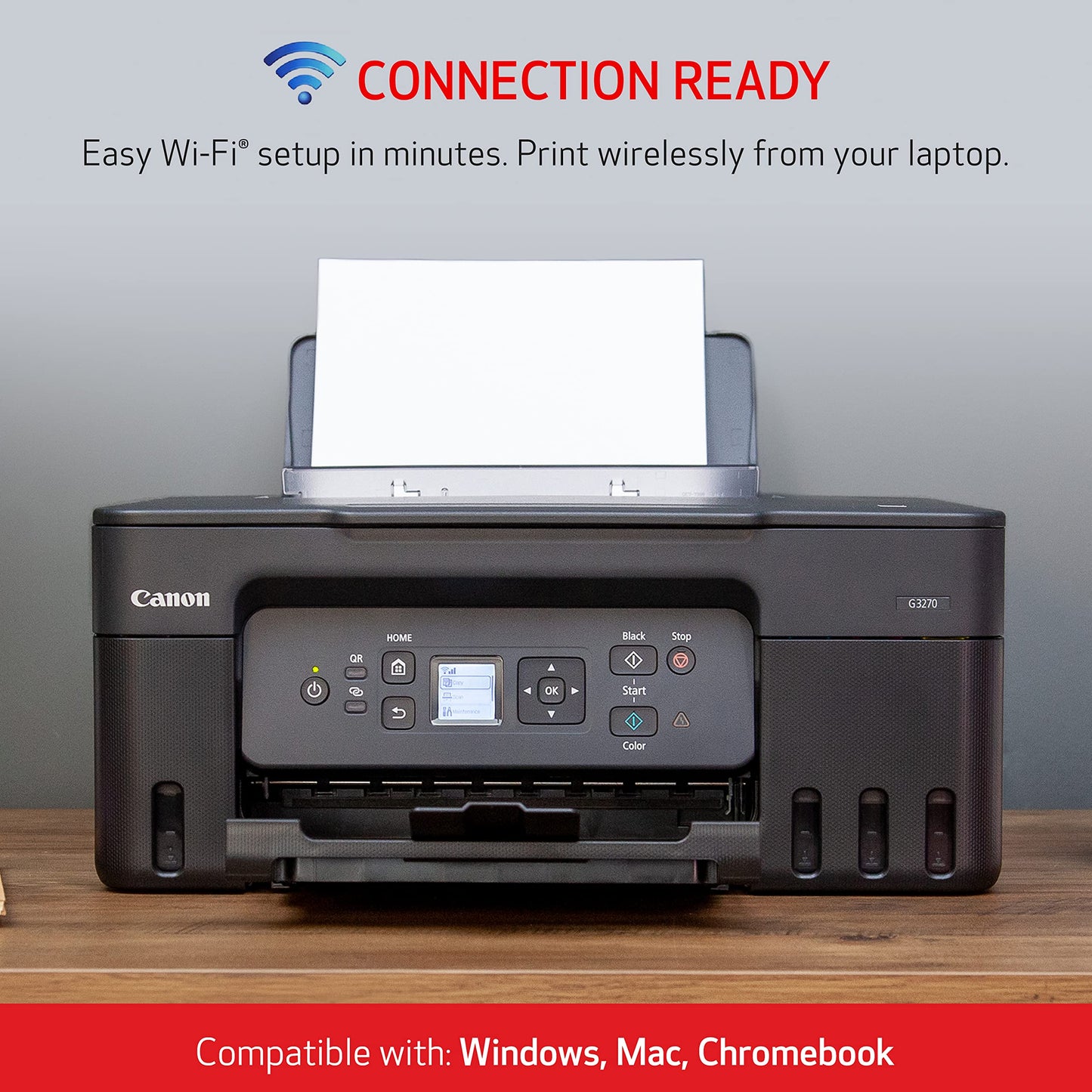 Canon MegaTank G3270 All-in-One Wireless Inkjet Printer. for Home Use, Print, Scan and Copy