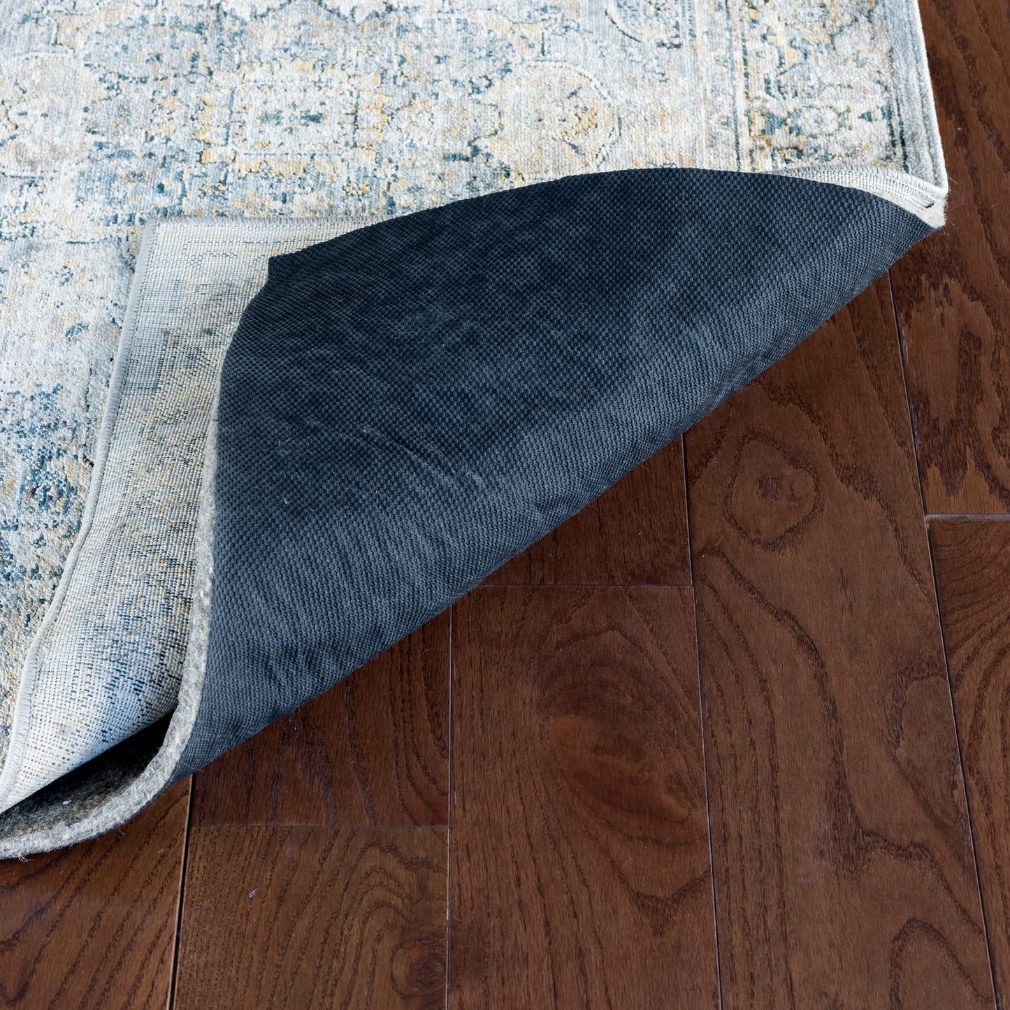 RUGPADUSA - Dual Surface - 9'x12' - 1/2" Thick - Felt + Rubber - Non-Slip Backing Rug Pad - Adds Comfort and Protection - for Hard Surface Floors