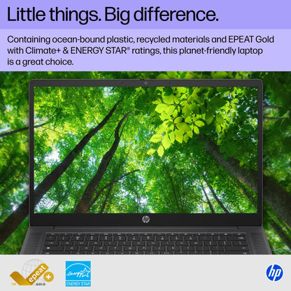 HP Chromebook 14 inch Laptop, HD Display, Intel Processor N100, 8 GB RAM, 128 GB UFS, Intel UHD Graphics, Chrome OS, Chalkboard Gray, 14a-nf0099nr