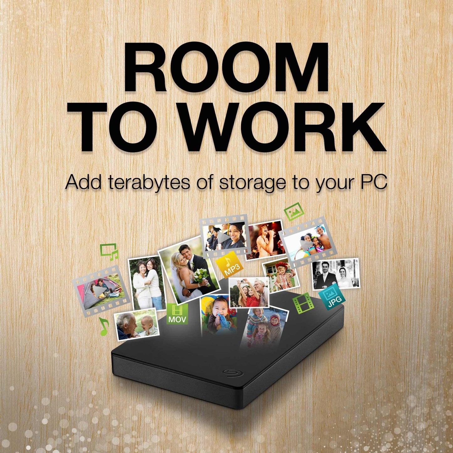 Seagate Portable 5TB External Hard Drive HDD – USB 3.0 for PC, Mac, PS4, & Xbox - 1-Year Rescue Service (STGX5000400), Black