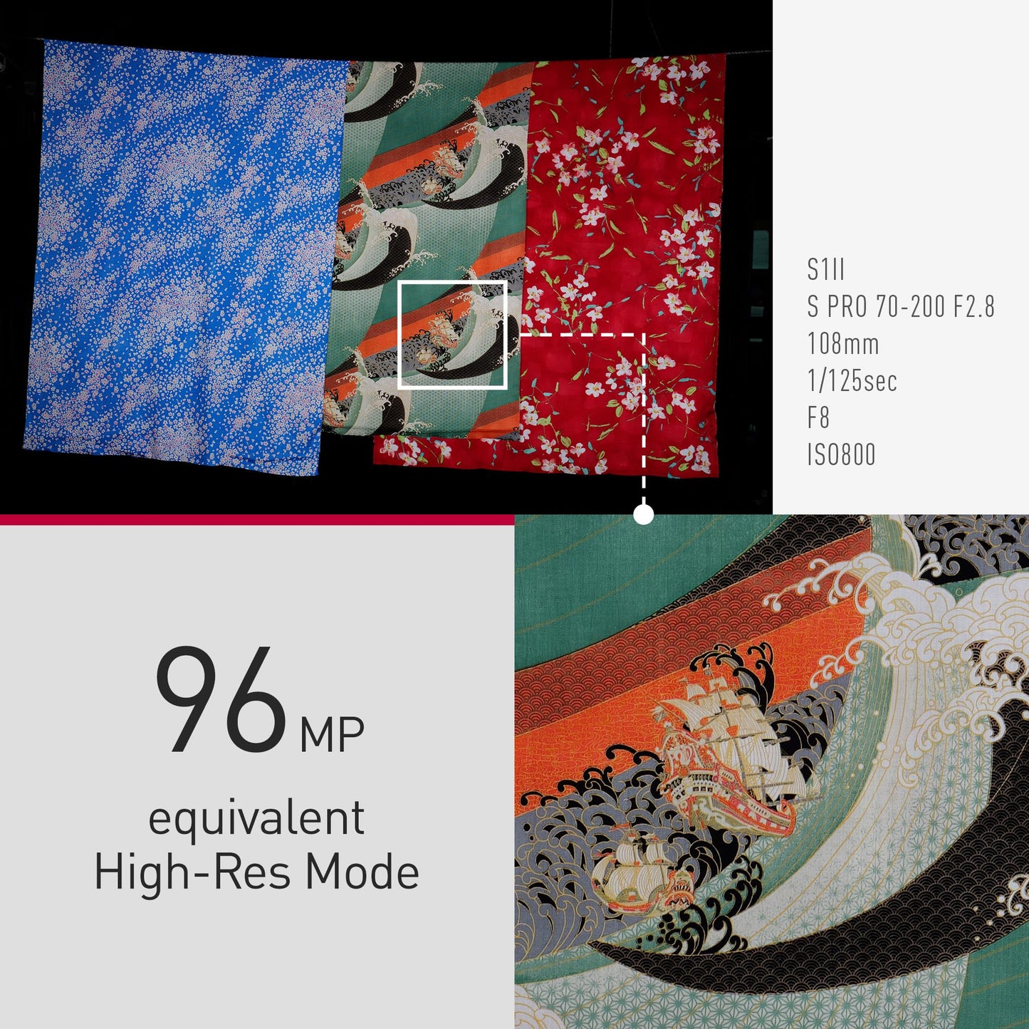 Panasonic LUMIX S1II 6K Digital Camera, Mirrorless Full Frame Camera Hybrid Shooting with 24.1MP, 5.1K 60p Open Gate Video, 15 Stops Dynamic Range, Prores RAW HQ Internal Recording, L-Mount - DC-S1M2