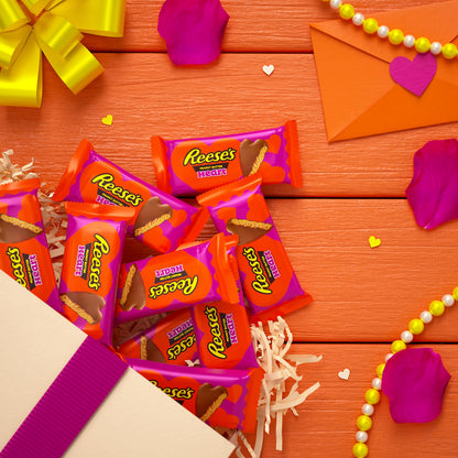 Reese's Milk Chocolate Peanut Butter Hearts, Valentine's Candy Packs, 1.2 oz (6 Count)