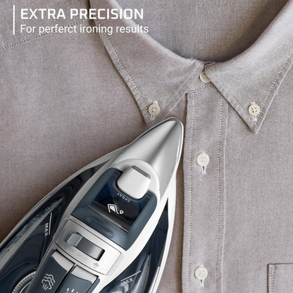 Rowenta Focus Excel Steam Iron for Clothes, Anti-Drip Protection, Iron Steamer for Clothes, 1725 Watts, DW5280, Grey