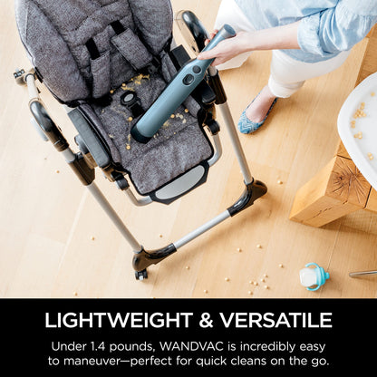 Shark WV201BLBRN WANDVAC Cordless Hand Vac, Lightweight and Portable at 1.4 lbs. with Powerful Suction, Charging Dock, One-Touch Empty for Car & Home, Cove Blue