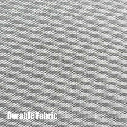 BONZER Outdoor Curtains for Patio Water Resistant Heavy Privacy Sunlight Blocking Grommet Outside Curtains for Porch, Pergola, Gazebo, 1 Panel, 54W x 120L inch, Silver