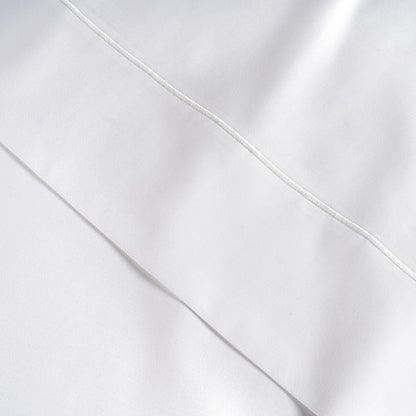 LANE LINEN 100% Egyptian Cotton King Sheets Set – 4 Piece Sateen Weave Bed Sheets, Ultra Soft, 16" Deep Pocket, Luxury King Size Sheet Set – White