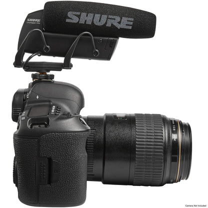 Shure VP83 LensHopper Camera-Mounted Condenser Shotgun Microphone for use with DSLR Cameras and HD Camcorders - Capture Detailed, High Definition Audio with Full Low-end Response