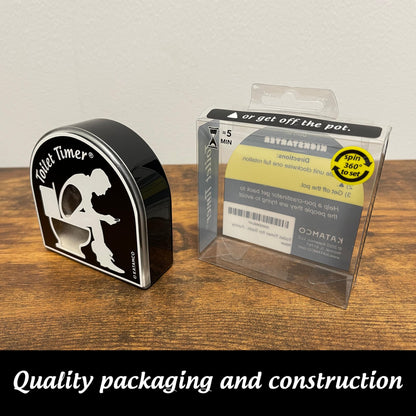 Katamco The Original Toilet Timer (Classic), As Seen on Shark Tank. Funny Stocking Stuffer for Men, Husband, Dad, Son, Boyfriend.