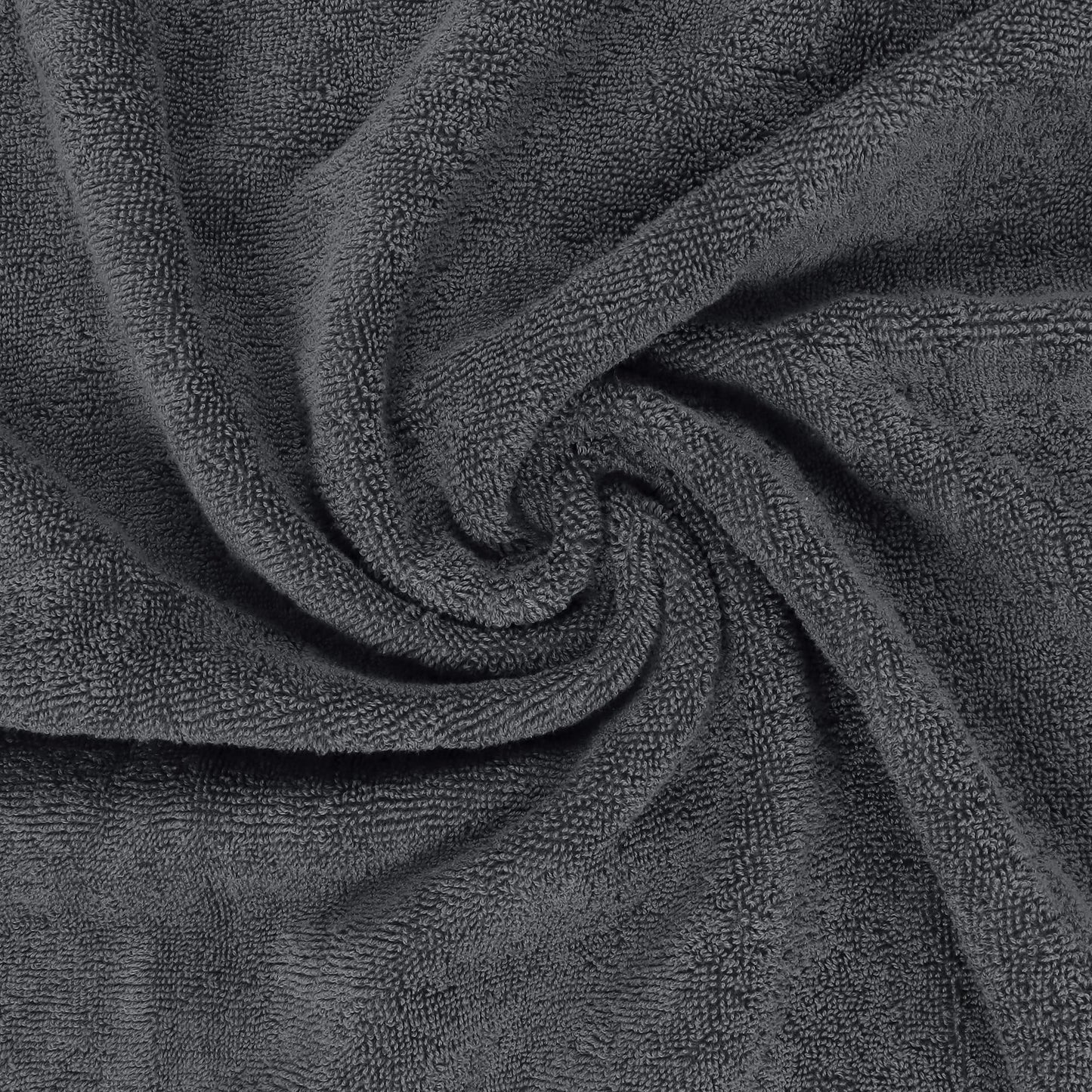 Utopia Towels 8 Piece Premium Towel Set, 2 Bath, 2 Hand, and 4 Wash Cloths, 600 GSM 100% Ring Spun Cotton, Highly Absorbent Towels for Bathroom, Gym, Hotel, and Spa, Grey