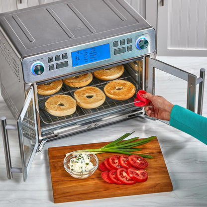 Emeril Lagasse Dual Zone 360 Air Fryer Oven Combo with French Door, 25 QT Extra Large, Cook Two Foods in Different Ways, Up to 60% Faster from Frozen to Finish