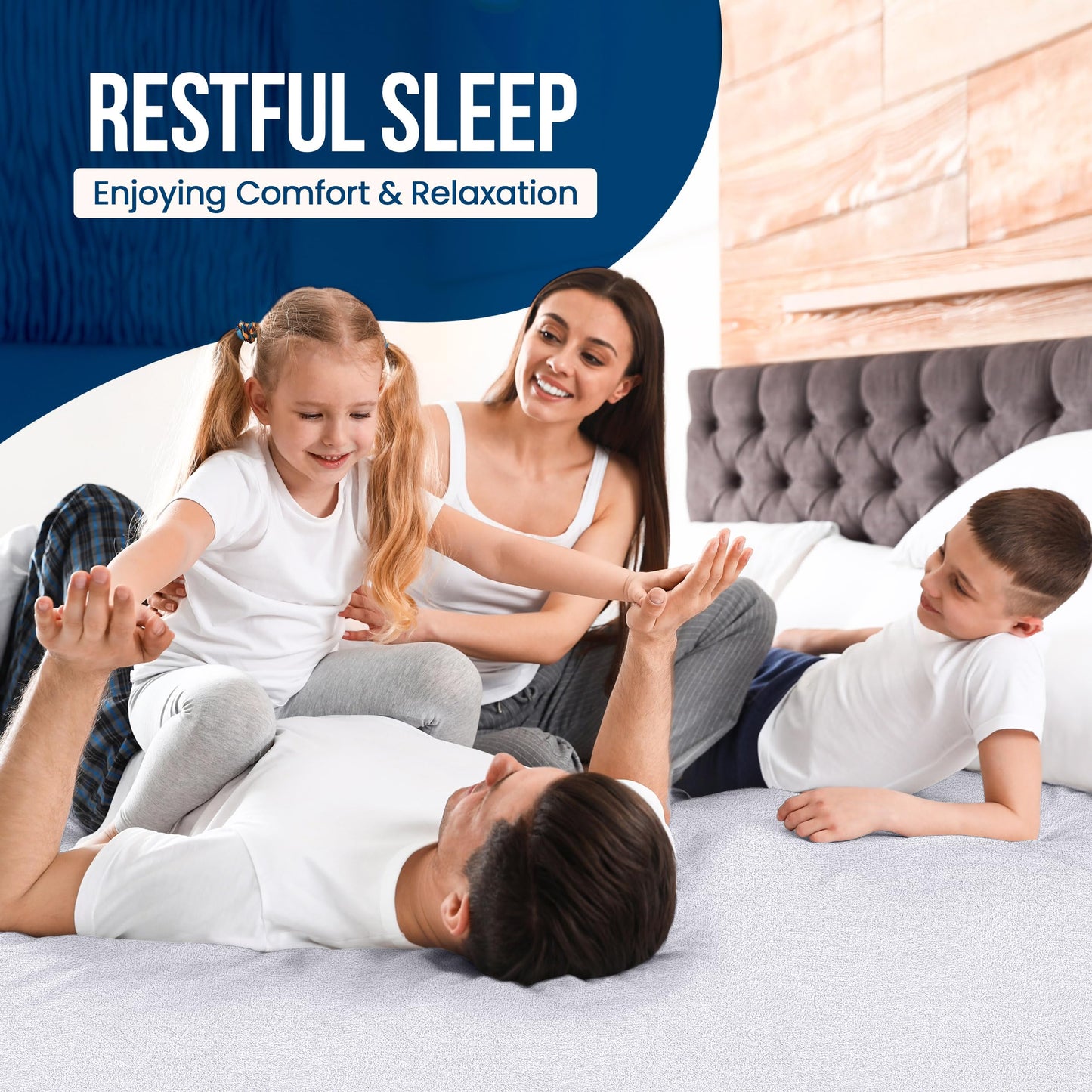 Utopia Bedding Waterproof Mattress Protector Queen Size, Premium Terry Mattress Cover 200 GSM, Breathable, Fitted Style with Stretchable Pockets (White)