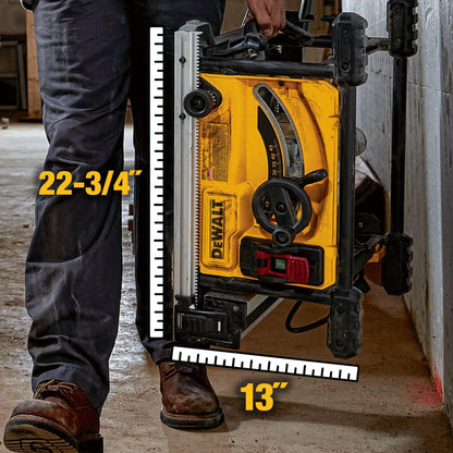 DEWALT 15 Amp 8-1/4 in. Compact Portable Jobsite Table Saw (DWE7485)