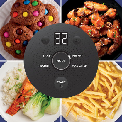 Ninja | Air Fryer | Crispi 4-in-1 Portable Cooking System | 4QT & 6 Cup Glass Containers, Crisper Plates & Storage Lids Included | Microwave, Freezer & Dishwasher Safe | Frosted Lilac | FN101PR