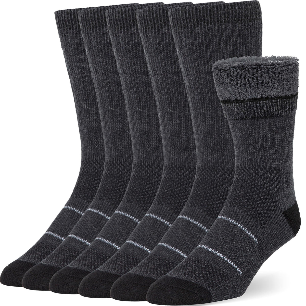 COZIA Merino Wool Socks Casual Warm Socks for Winter Cozy Boot Men & Women ML