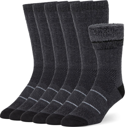 COZIA Merino Wool Socks Casual Warm Socks for Winter Cozy Boot Men & Women ML