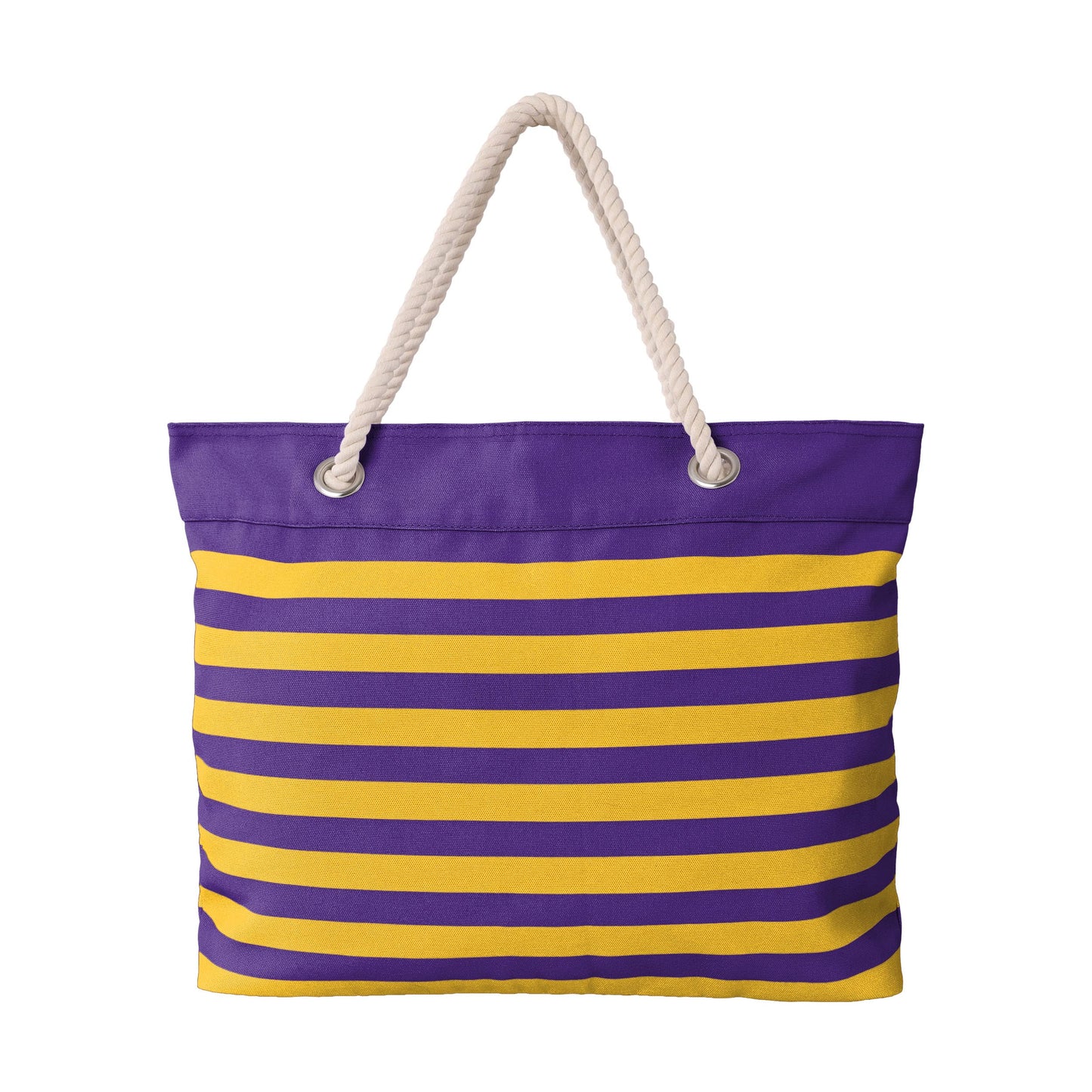 FOCO Minnesota Vikings Nautical Stripe Tote