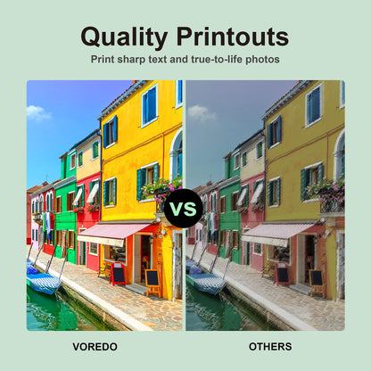 63XL Ink Cartridges Black and Color Replacement for HP Ink 63 63XL HP63 Work for DeskJet 1112, 2130, 3630 Series, Envy 4510 4520, OfficeJet 3830 4650 5200 Printer F6U63A F6U64A (2 Pack) High Yield