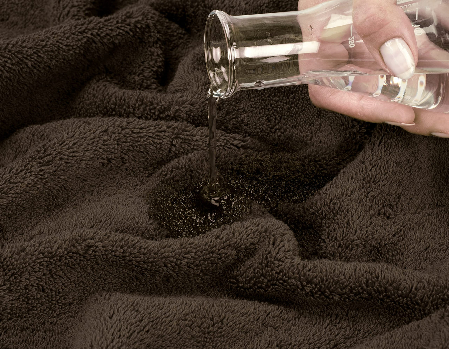 American Soft Linen Luxury 6 Piece Towel Set, 2 Bath Towels 2 Hand Towel 2 Washcloths, 600 GSM 100% Cotton Turkish Towels for Bathroom, Brown Towel Sets