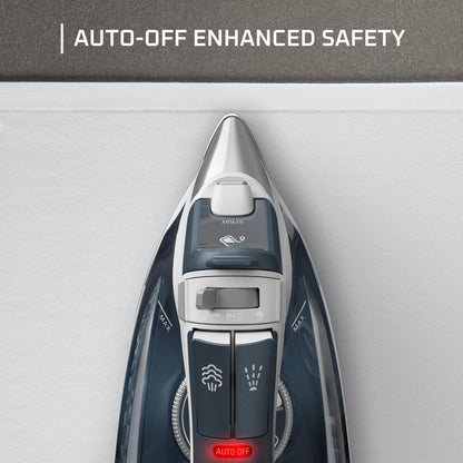 Rowenta Focus Excel Steam Iron for Clothes, Anti-Drip Protection, Iron Steamer for Clothes, 1725 Watts, DW5280, Grey