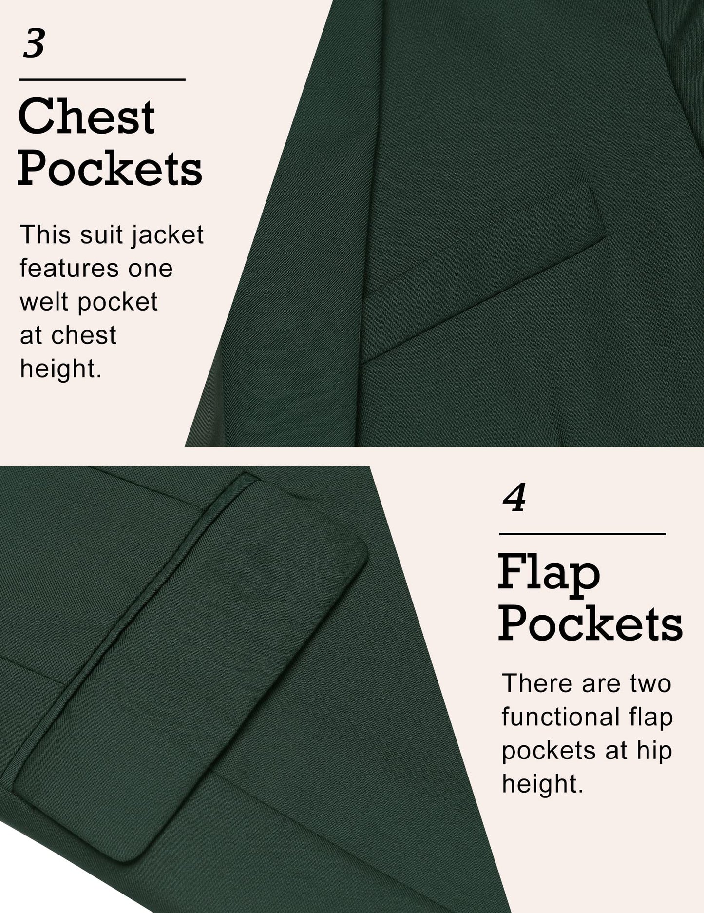 COOFANDY Men's Sport Coats & Blazers Green Suit Jacket Lightweight Dress Blazer (Green L)