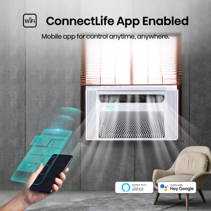 Hisense WC10W25A Window Air Conditioner, 10,000 BTU, White