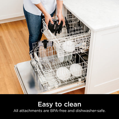 Ninja Professional Blender 1000W, Total Crushing Technology- Smoothies, Ice Crushing & Frozen Fruit, Full-Size Countertop Blender, 72-oz. Pitcher, Black & Grey, BL610