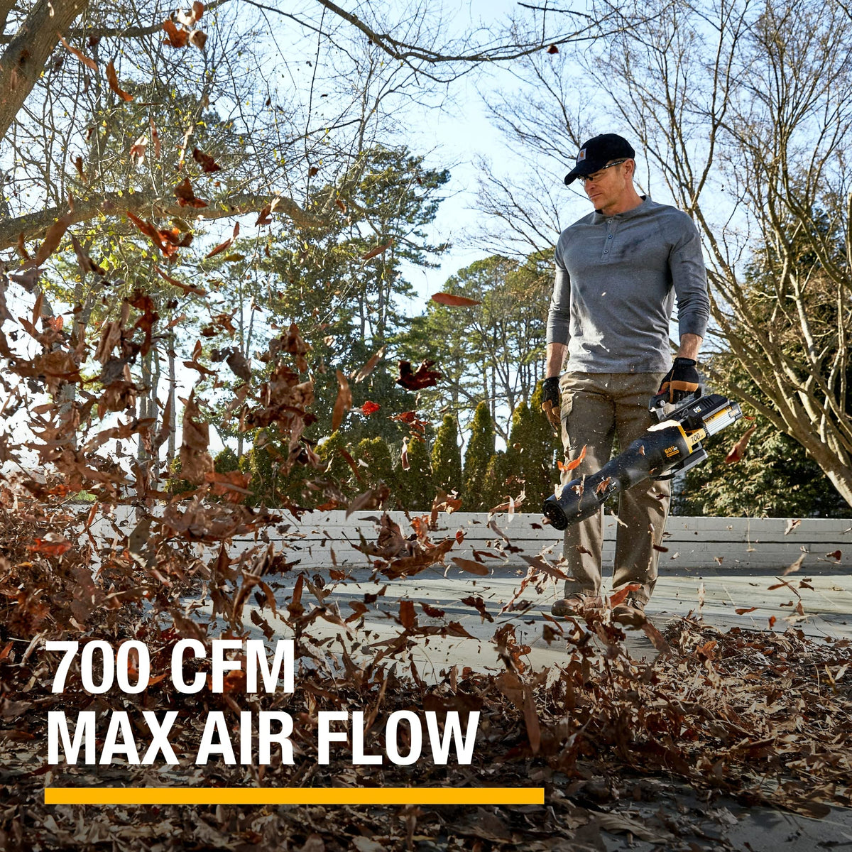 Cat DG650.9 60V 700 CFM 135 MPH Leaf Blower Cordless, Adjustable Speed Blowers for Lawn Care, Lightweight Cordless Leaf Blower with Variable Air Control – Tool Only