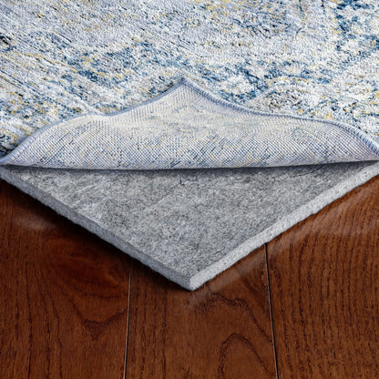 RUGPADUSA - Dual Surface - 9'x12' - 1/2" Thick - Felt + Rubber - Non-Slip Backing Rug Pad - Adds Comfort and Protection - for Hard Surface Floors