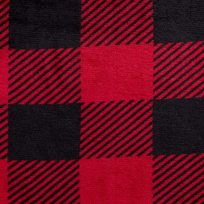 Amazon Basics 3 Piece Bedding Set, Micromink Sherpa, Ultra-Soft, Warm All Season Comforter, Full/Queen, Red Buffalo Plaid