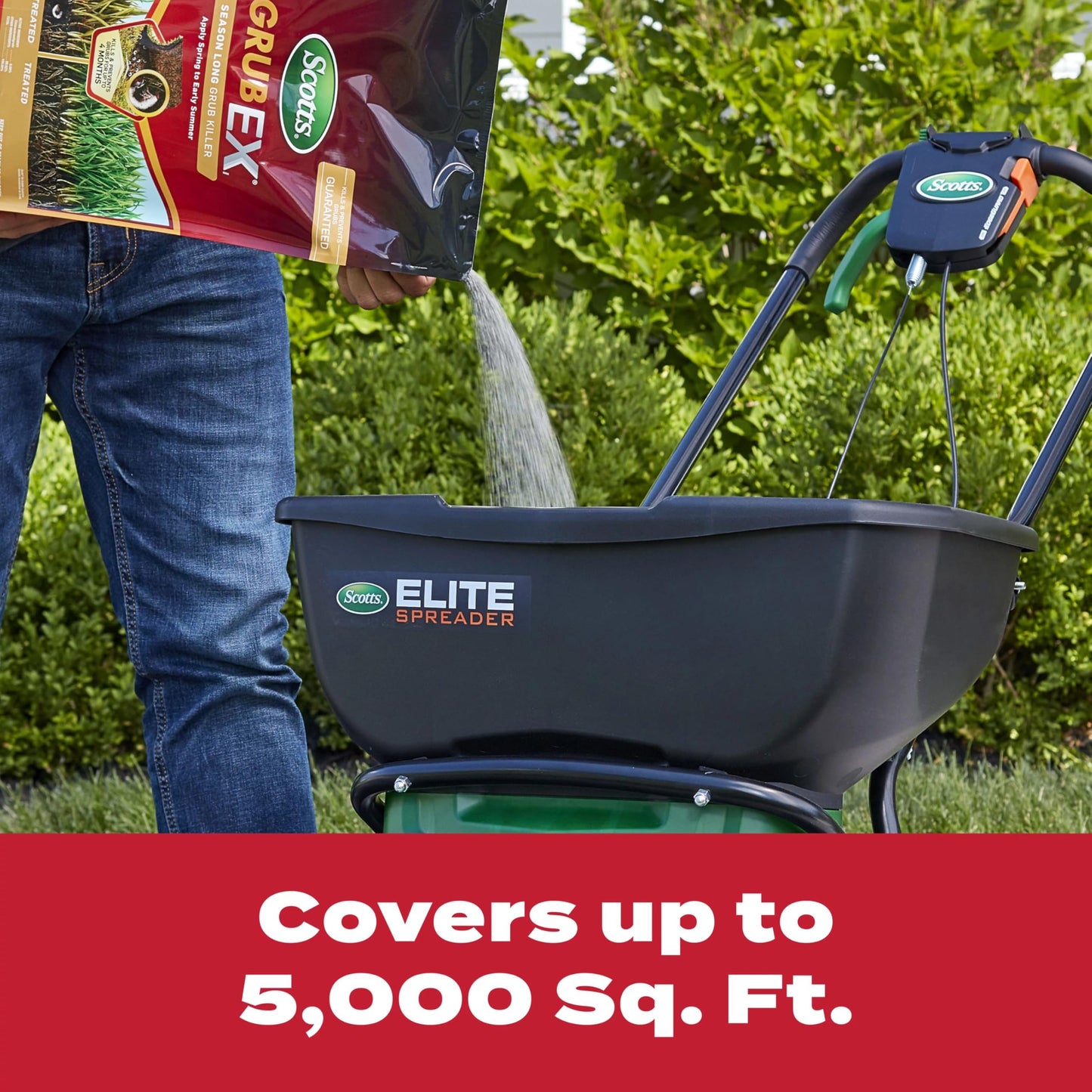 Scotts GrubEx1 Season Long Grub Killer, Protects Lawns Up to 4 Months, 5,000 sq. ft., 14.35 lbs.