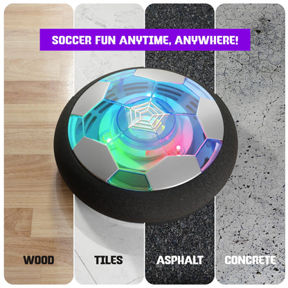 Ninja Blast Hover Soccer Light-Up Ball, Indoor Toy Games Gifts for Birthday, Kids, Boys for Age 6, 7, 8, 9, 10, 11, 12 Years Old, Single