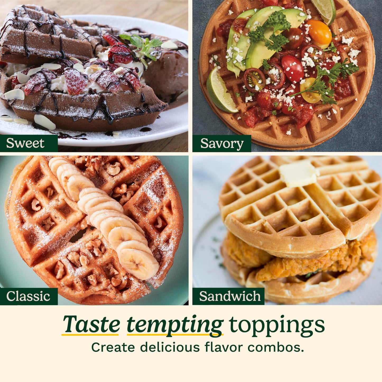 Cuisinart Double Flip Belgian Waffle Maker, WAF-F40NAS