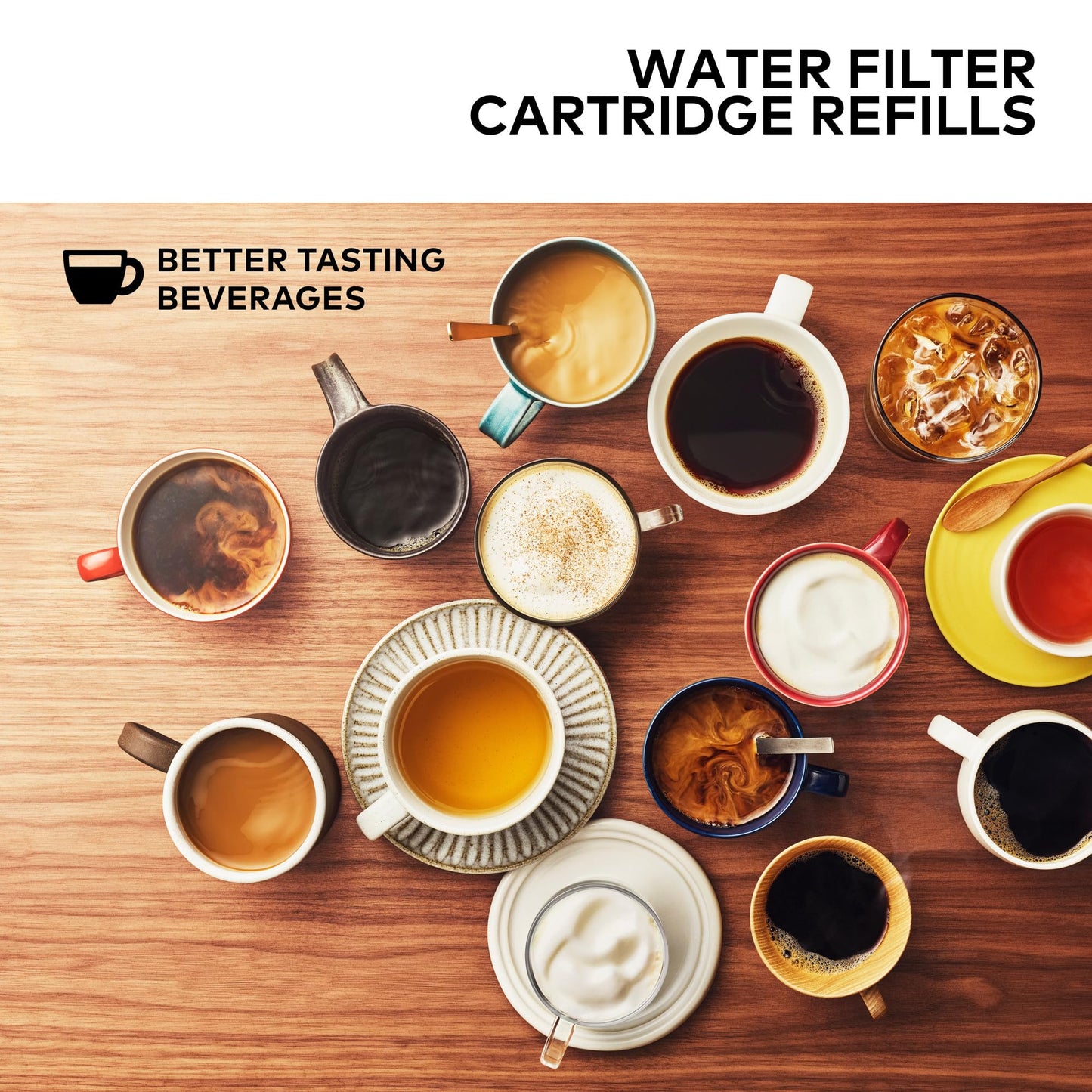 Keurig Water Filter Refill Cartridges, Replacement Water Filter Cartridges, Compatible with 2.0 K-Cup Pod Coffee Makers, 6 Count