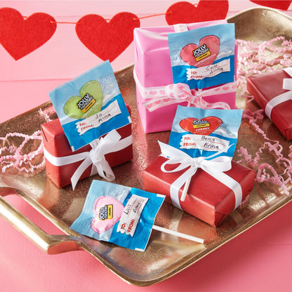 JOLLY RANCHER Assorted Fruit Flavored, Valentine's Lollipops Box, 9.2 oz (20 Pieces)
