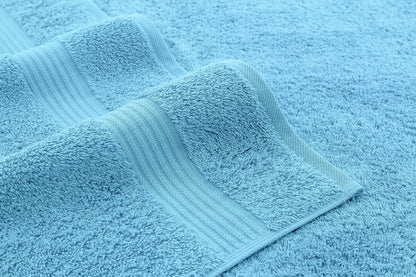 American Veteran Towel, Hand Towels for Bathroom Set of 4, 100% Cotton Turkish Hand Towel Sets Clearance Prime, Soft Hand Face Towels, Sky Blue Hand Towels