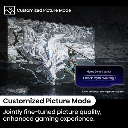 Hisense 100-Inch Class QD7 Series QLED 4K UHD Google Smart TV (100QD7N, 2024 Model) - QLED, Native 144Hz, Motion Rate 240, Direct Full Array, Game Mode Pro, Alexa Compatibility