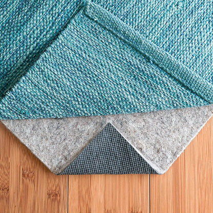 RUGPADUSA - Dual Surface - 9'x12' - 1/4" Thick - Felt + Rubber - Non-Slip Backing Rug Pad - Safe for All Floors
