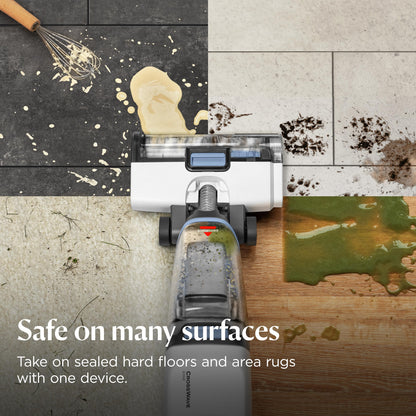 BISSELL CrossWave Edge, Multi-Surface Hard Floor Cleaner Wet Dry Vacuum with Zero-Gap Edge Technology, 4111A