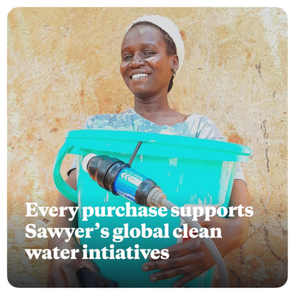 Sawyer Products SP3504 Mini Water Filtration System, Filter and Cleaning Plunger only, 4-Pack, Purple