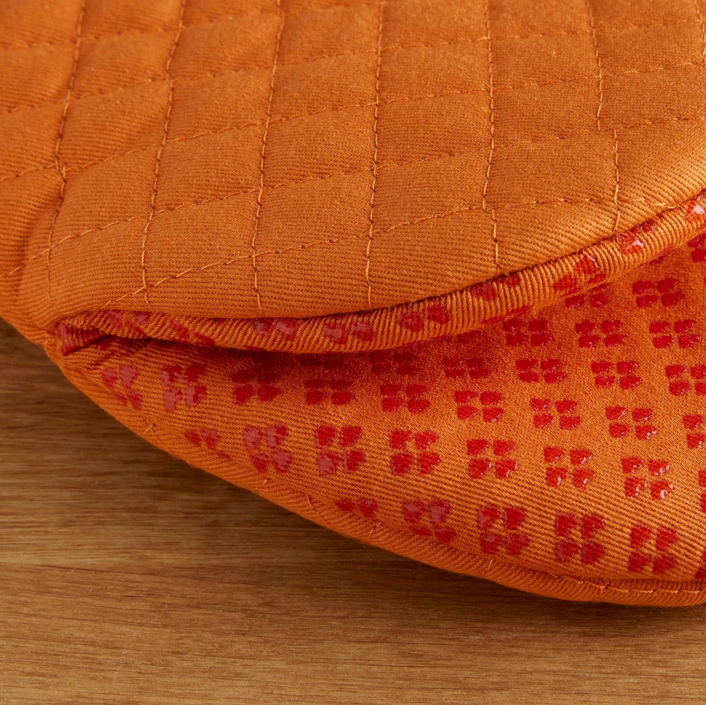 KitchenAid Asteroid Mini Oven Mitt Set, 5.5"x8", Honey Orange, 2 Piece