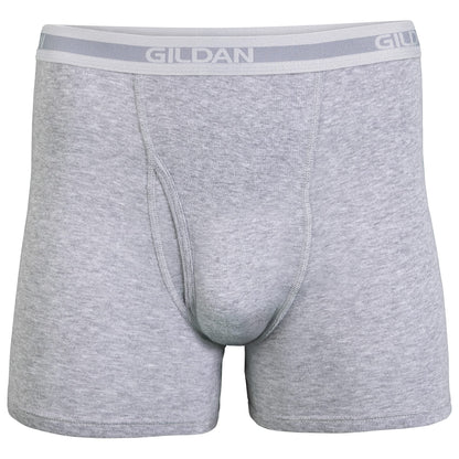 Gildan Men's Underwear Boxer Briefs, Multipack, Black/Charcoal/Sport Grey (5-Pack), Medium